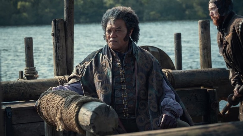 Regis on a boat in "The Witcher" Season 4