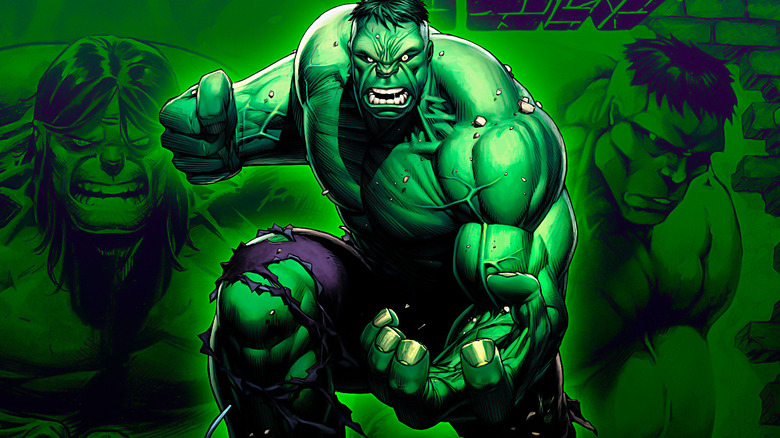 Different Hulks from comics