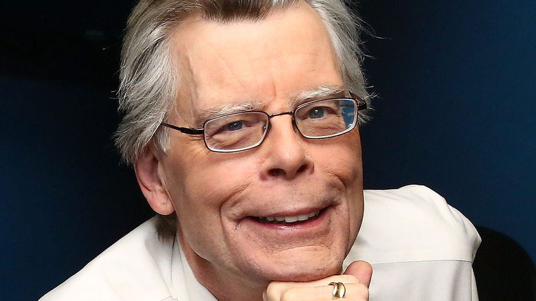 Stephen King smiling