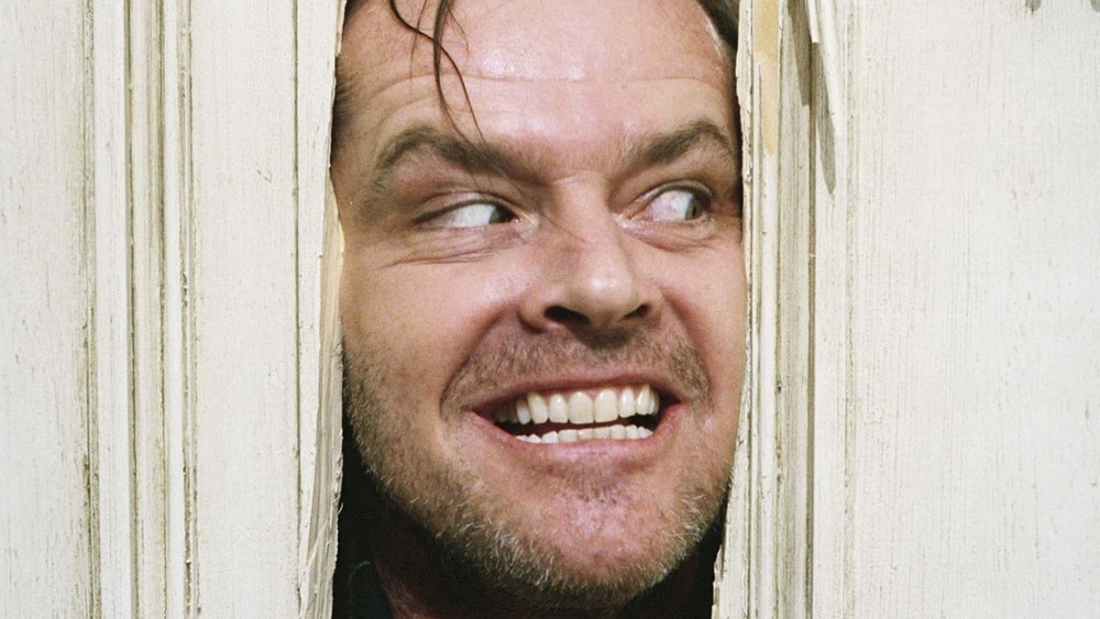 The Shining going "Here's Johnny!"