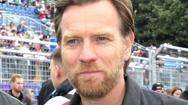 Ewan McGregor looking weathered