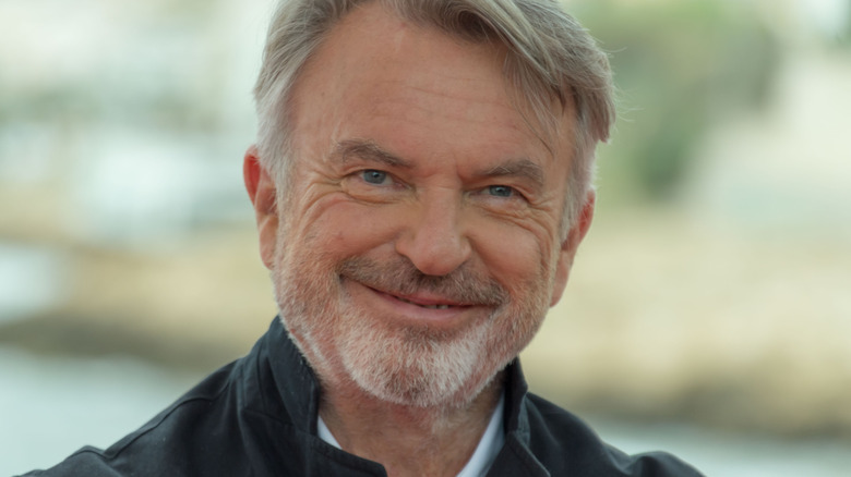 Sam Neill smiling