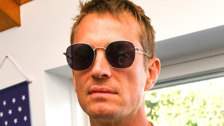 Joel Kinnaman with shades