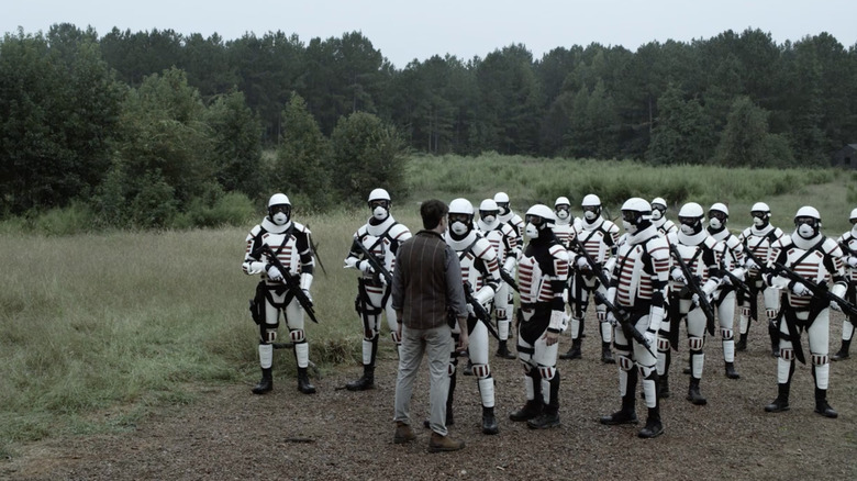 Commonwealth soldiers in "The Walking Dead"