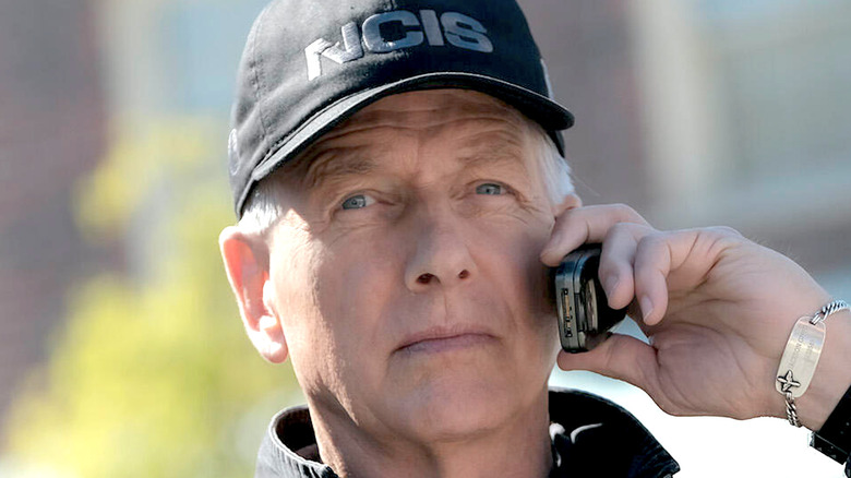 Gibbs on the phone