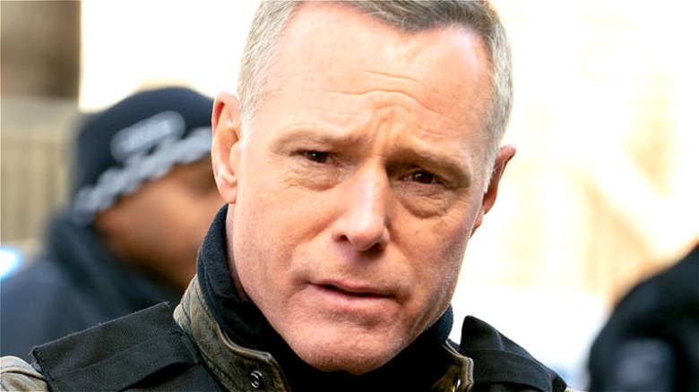 Jason Beghe unhappy and squinting