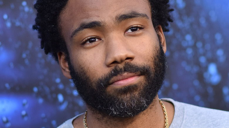 Donald Glover looking off camera
