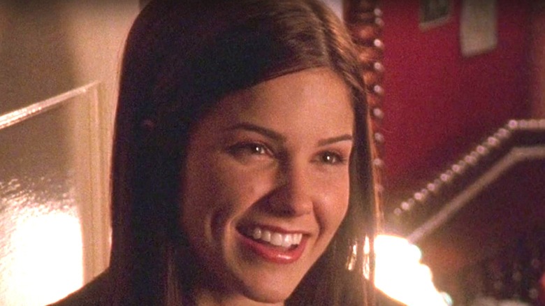 Sophia bush smiling on one tree hill 