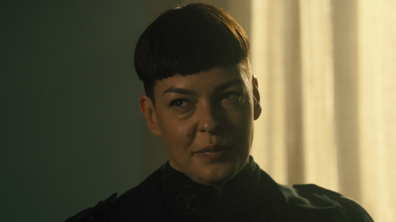 Jadis smirking