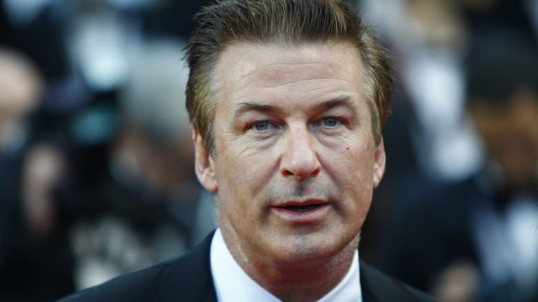 Alec Baldwin talking seriously