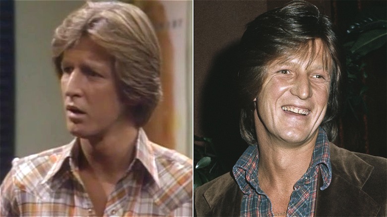 Gary Sandy as Andy Travis and himself years later