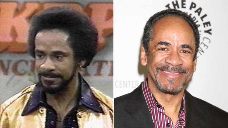 Tim Reid smiling as Venus Flytrap and himself