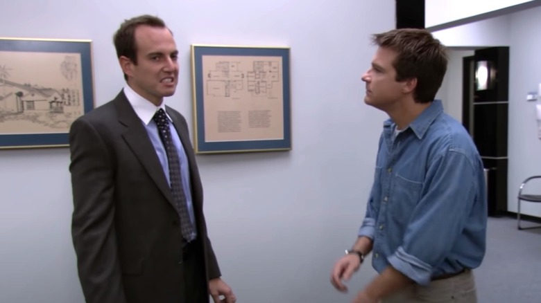 Gob and Micheal Bluth talking