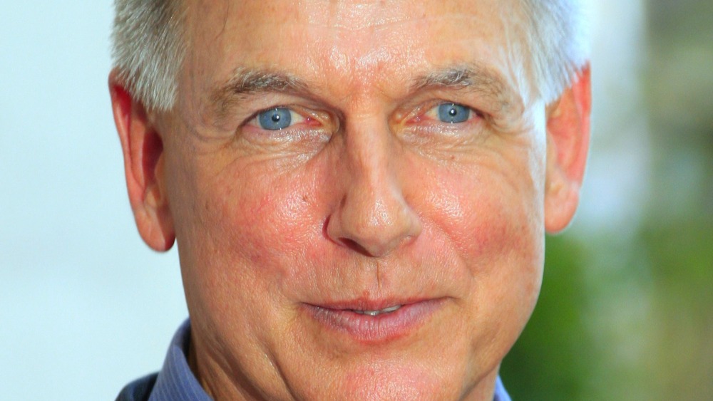 Mark Harmon smiles