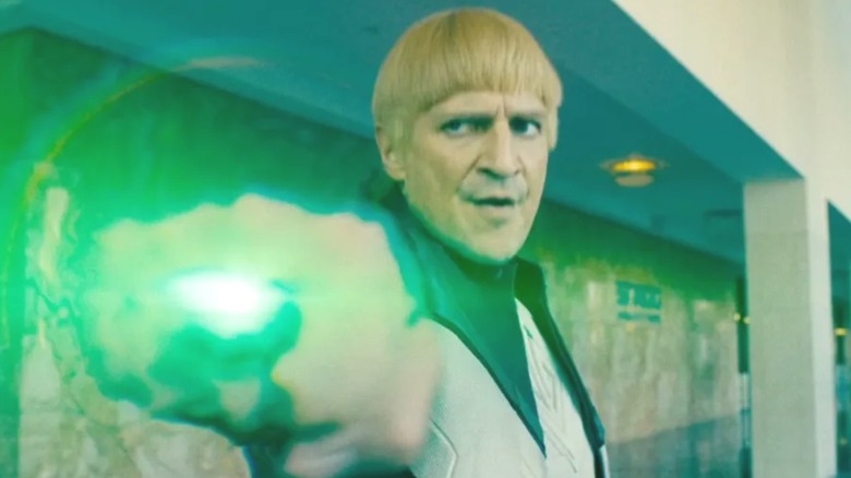 Guy Gardner using his green Power Ring in 