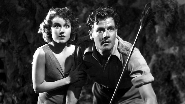 Robert and Eve trying to survive on Count Zaroff's island