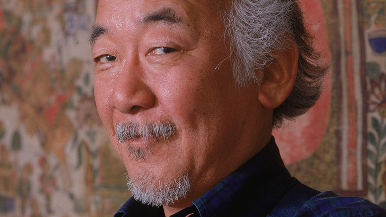 Pat Morita smiles