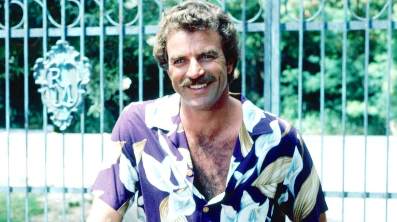 Magnum P.I. smiling