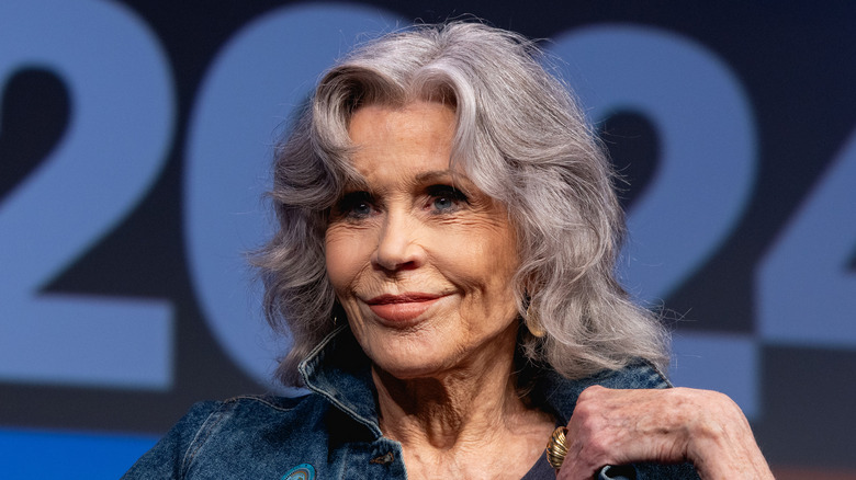Jane Fonda smiling