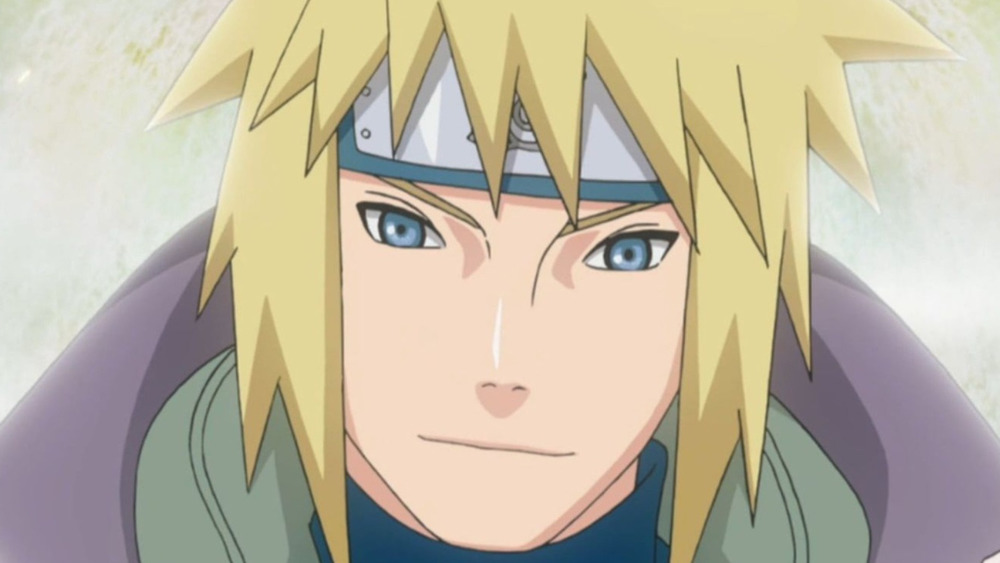 Minato with a smile