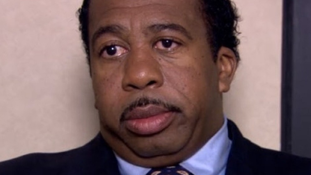 Stanley Hudson looking at camera