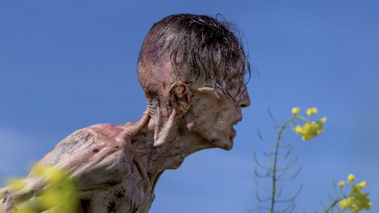 One of the infected on the run in 