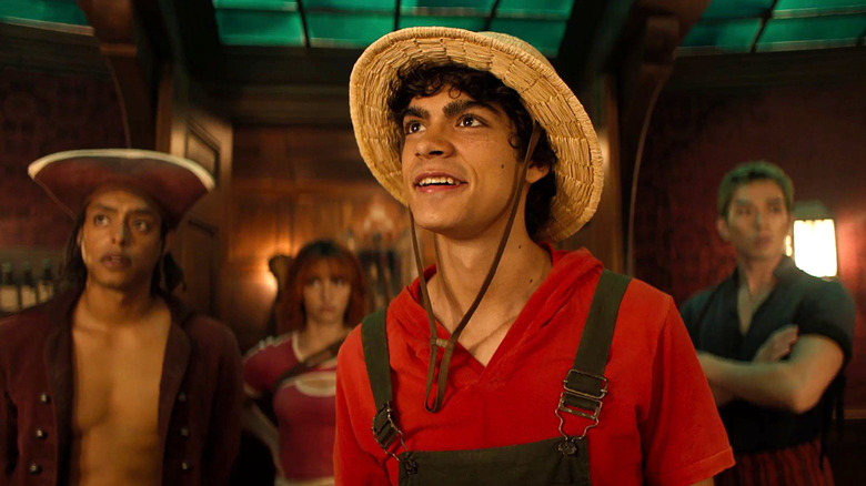 Monkey D. Luffy smiling in One Piece