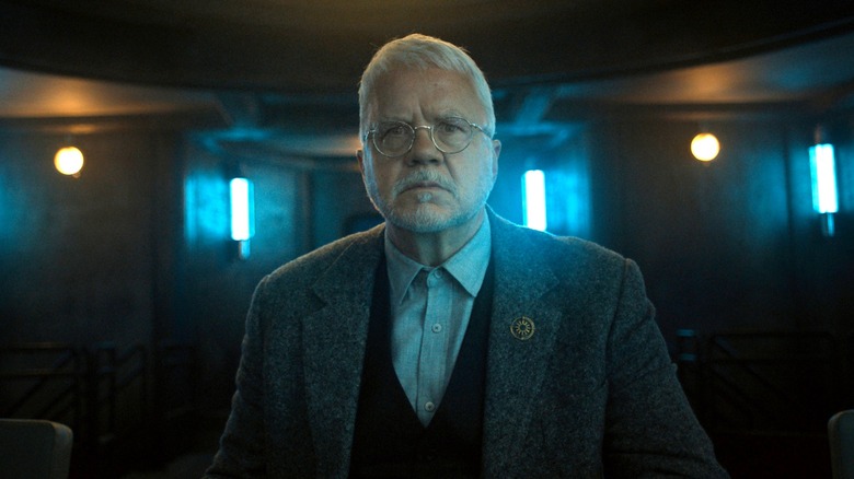 Bernard frowning in "Silo" Season 2.