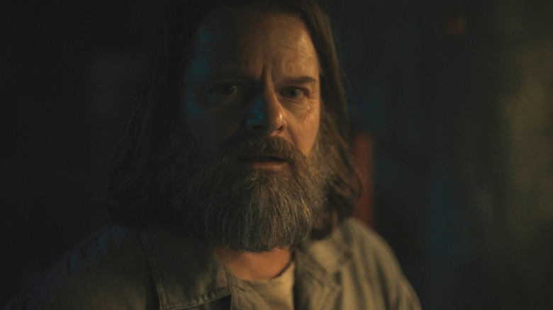 Solo with his mouth open in "Silo" Season 2.