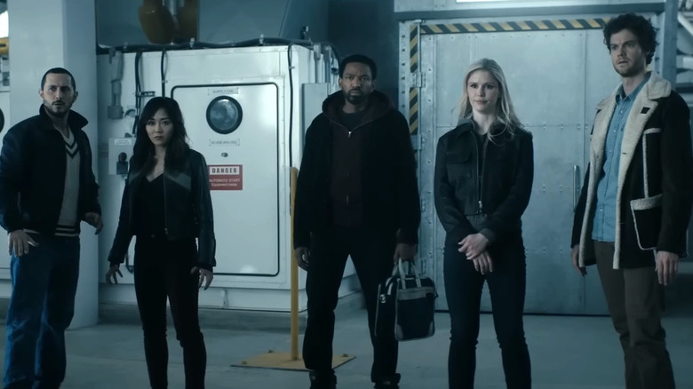 The Boys standing together in The Boys