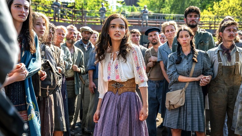 Lucy getting reaped in District 12 in The Hunger Games: The Ballad of Songbirds and Snakes