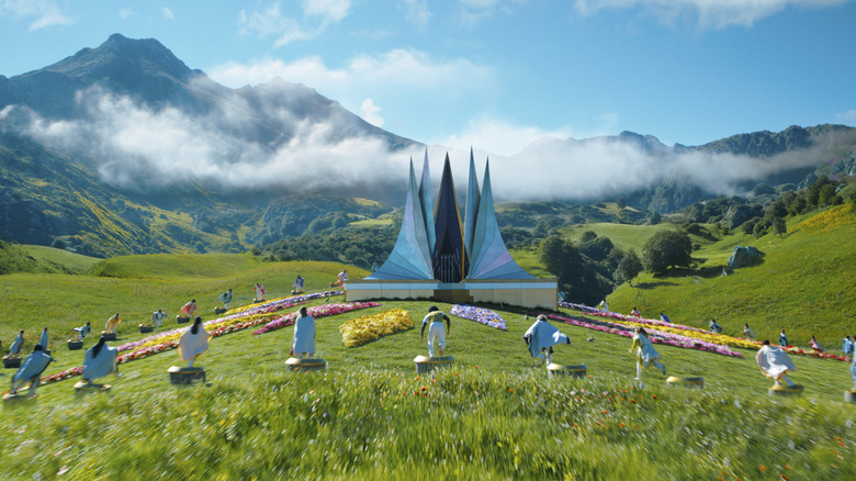 The Cornucopia in The Hunger Games: Sunrise on the Reaping