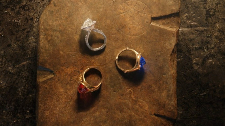 The Three Elven Rings in Season 1 of "The Rings of Power" (2022-present)