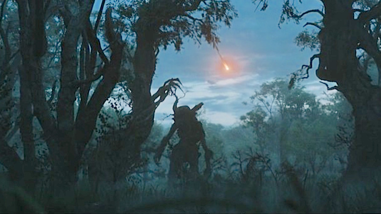 An Ent family watches Gandalf's meteor in Season 1 of "The Rings of Power" (2022-present)