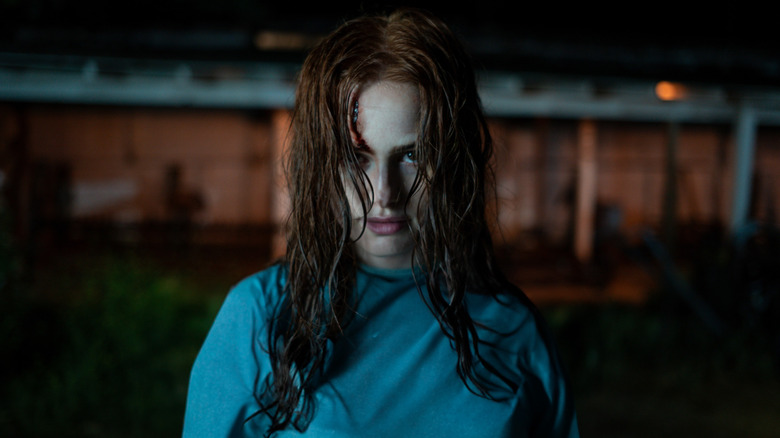 Maya staring intensely in "The Strangers -- Chapter 2" (2025)
