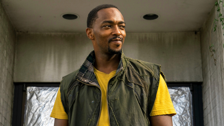 John Doe outside smiling in "Twisted Metal" (2023-present)