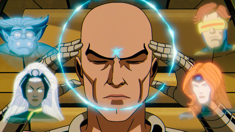 Professor X telepathically contacts the X-Men in X-Men '97 (2024)