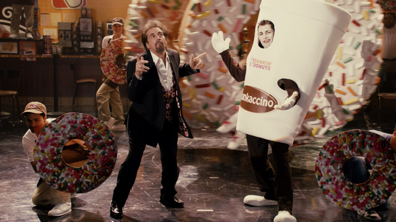 Pacino dancing in the Dunkaccino Commercial