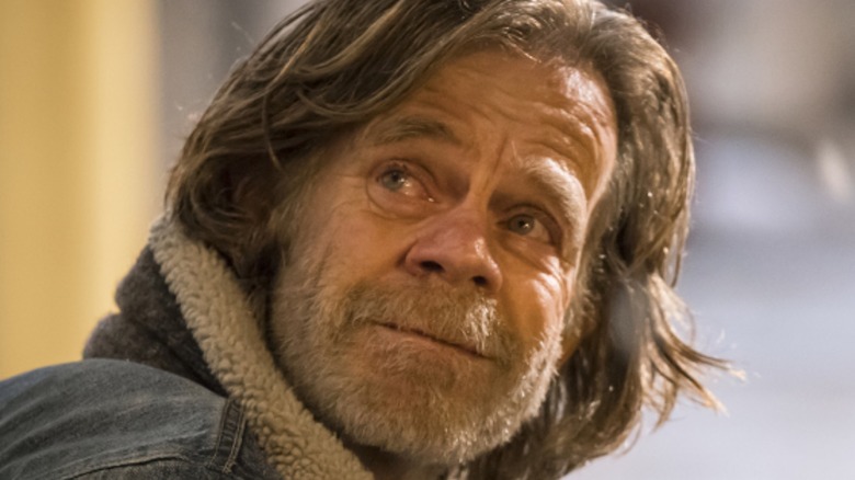 William H. Macy as Frank Gallagher in close-up