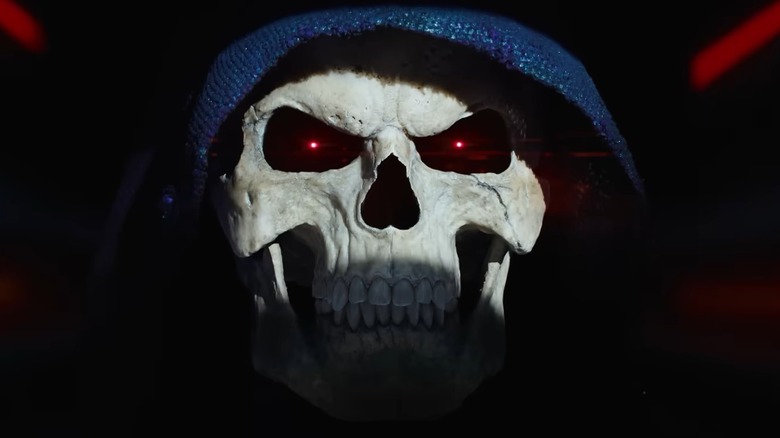 Skeletor glaring in "Masters of the Universe" (2026)