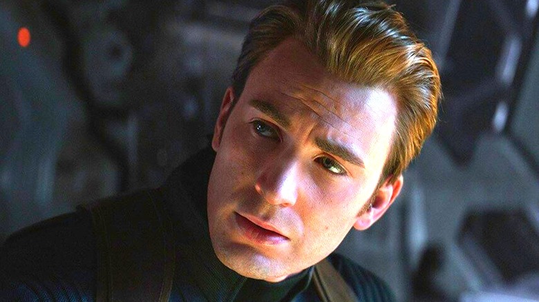 Steve Rogers without his Captain America mask in 