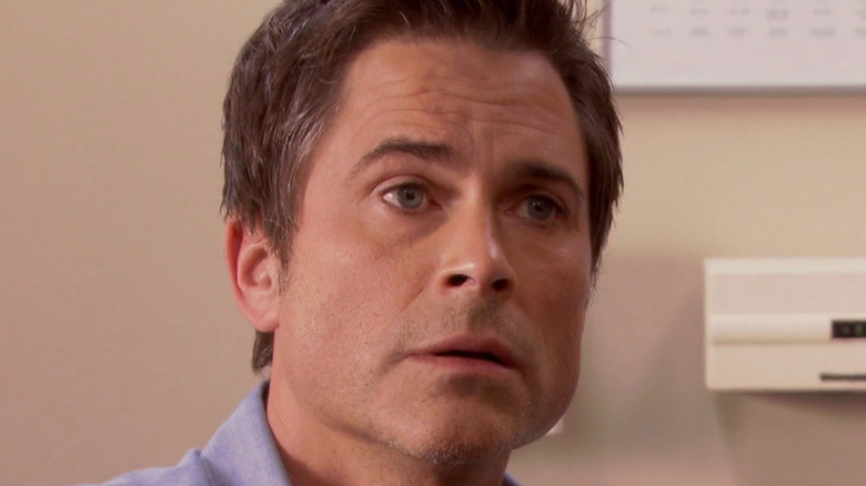 Chris Traeger looking shocked in Parks and Recreation 