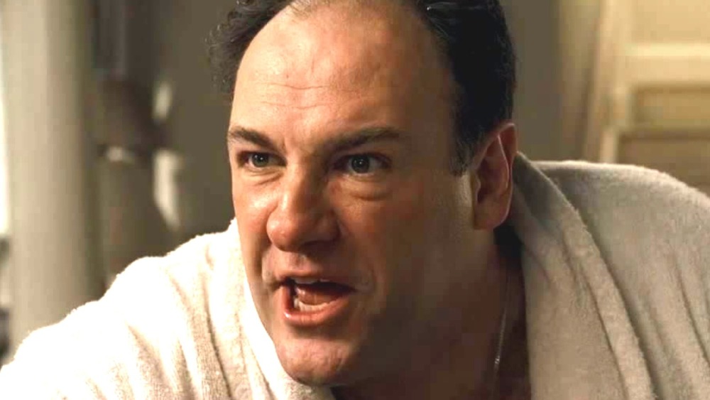 Tony Soprano angry