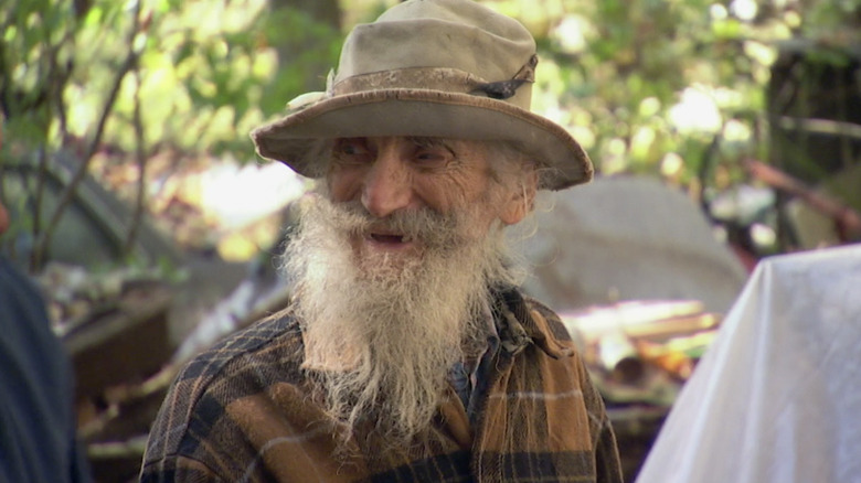 Hobo Jack smiling on American Pickers