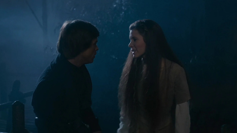 Luke and Leia in Endor woods