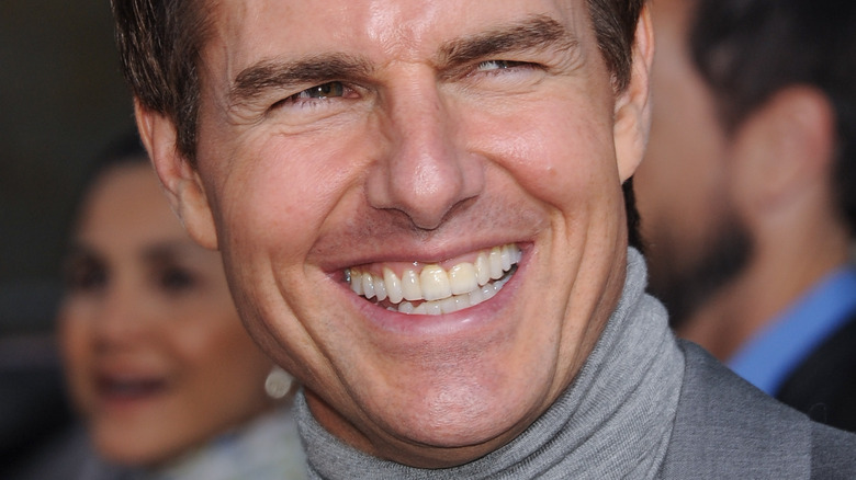 Tom Cruise smiling