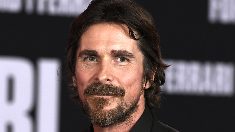 Christian Bale at premiere of Ford v. Ferrari