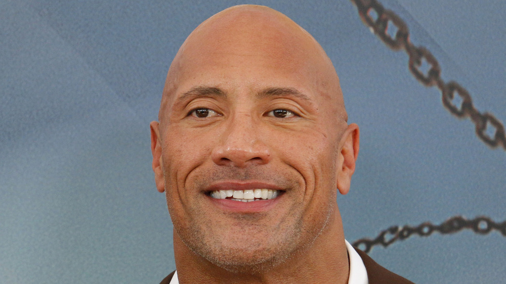 Dwayne The Rock Johnson smiling