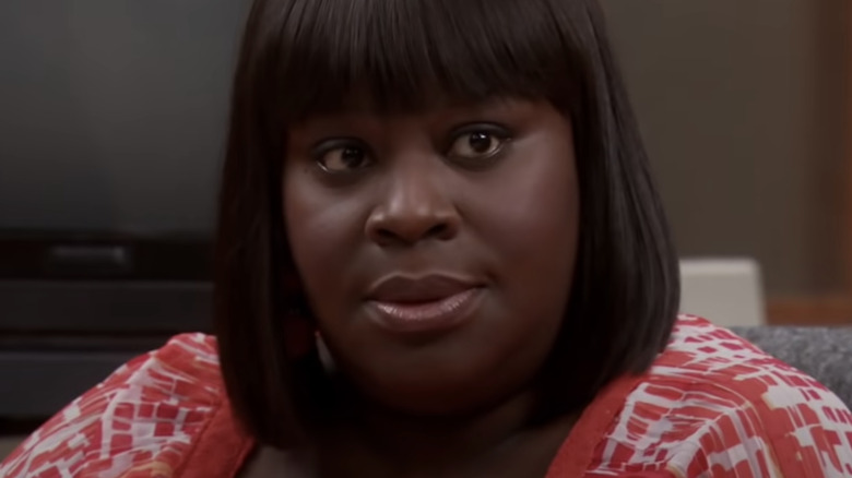 Retta as Donna Meagle looking interested