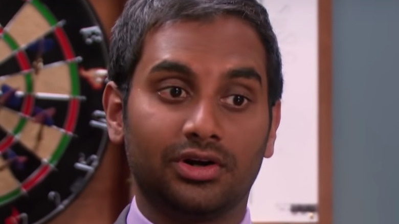 Aziz Ansari talking on Parks and Recreation